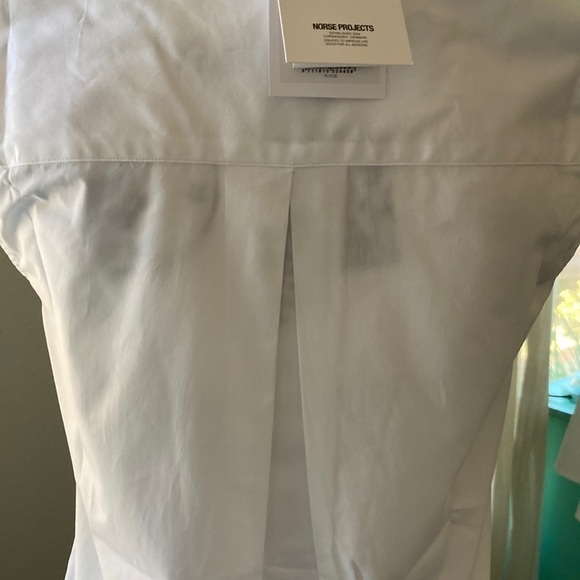 Norse Projects Josefina Poplin Tank White Teacher Wardrobe - Picture 4 of 5